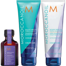 Load image into Gallery viewer, Moroccanoil Purple Discovery Kit, Brilliant Blonde
