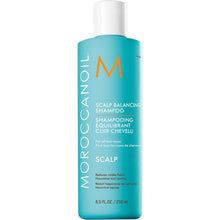 Load image into Gallery viewer, Moroccanoil scalp balancing shampoo bottle on a white background

